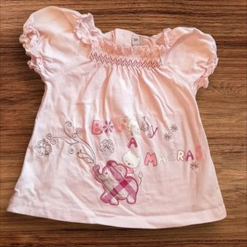 Tshirt rose - 12Mois