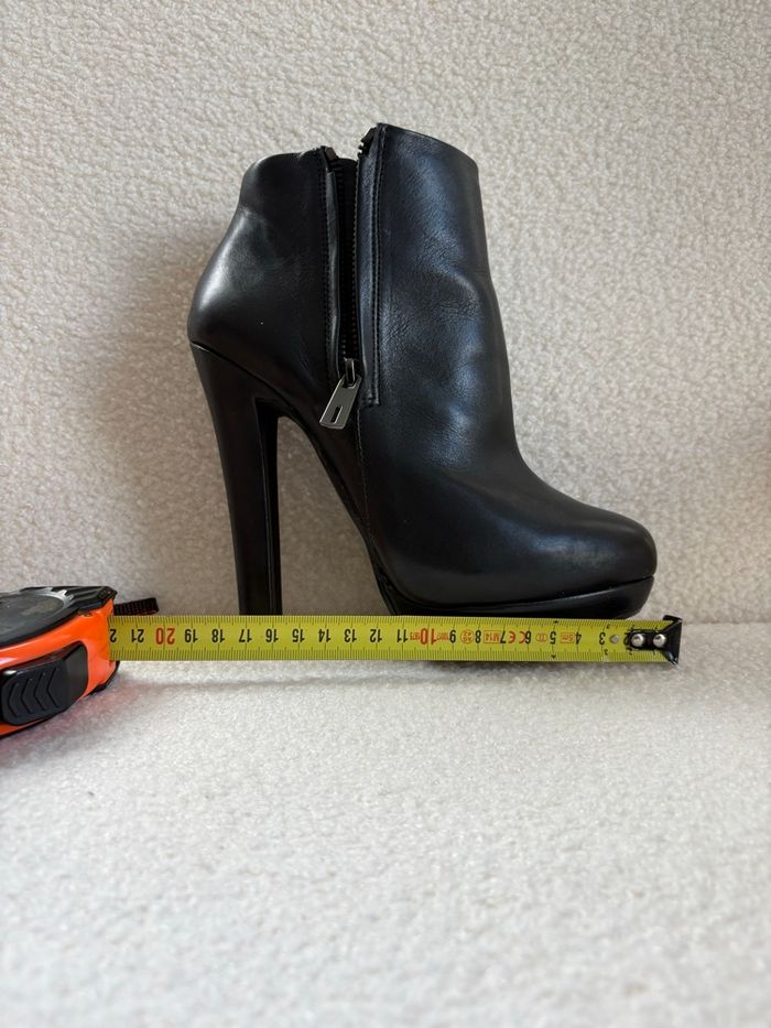 Bottines noires - Taille 37 - Zara - photo numéro 9