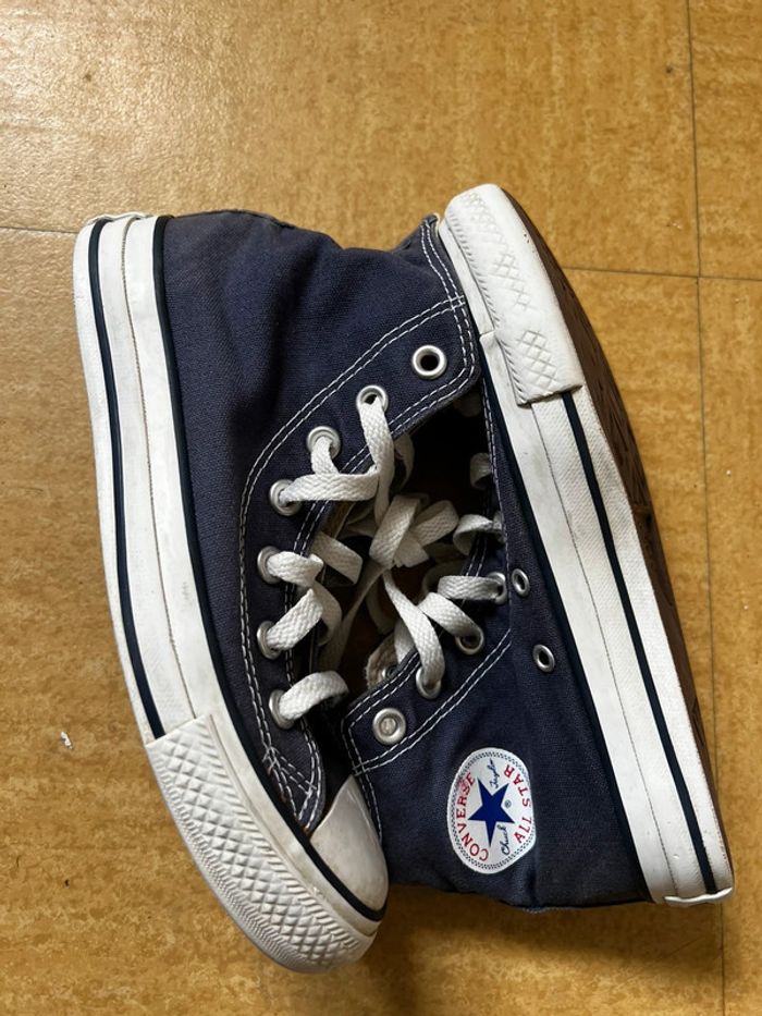 Converse été 36 bon état bleu marine - photo numéro 3