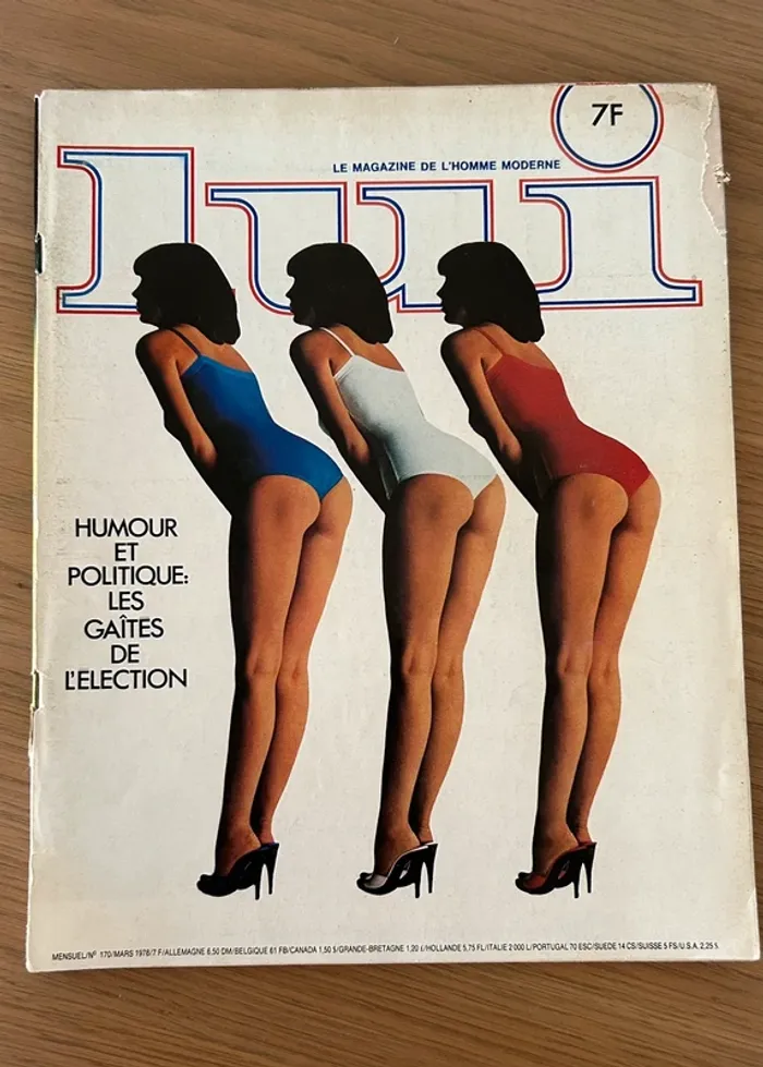 Magazine vintage LUI n°170 - Mars 1978