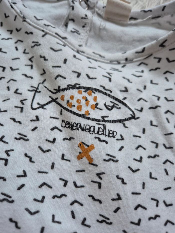 T-shirt manches longues Cotton fish 24mois - photo numéro 2
