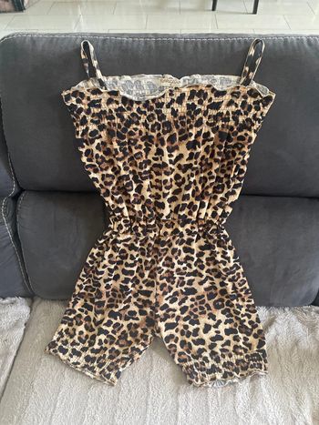 Combishort léopard 8 ans