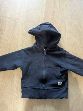 Gilet bleu marine réversible 12mois