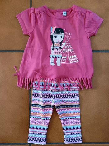 Ensemble tee-shirt pantalon 3 mois