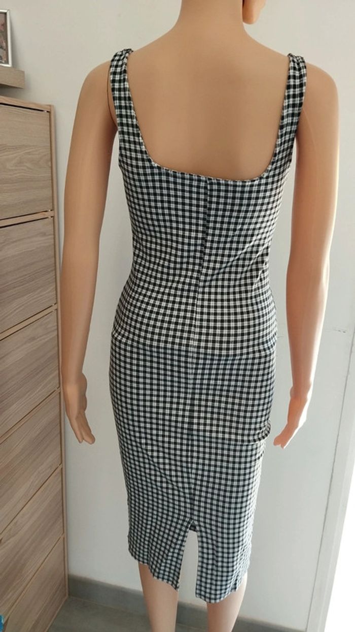 Robe noire et blanche Pimkie taille s fendu - photo numéro 7