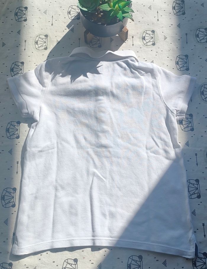 Polo blanc taille 4 ans - photo numéro 3