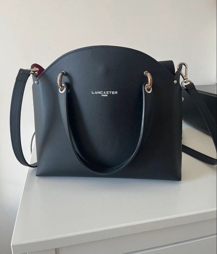Sac à main et bandoulière lancaster noir