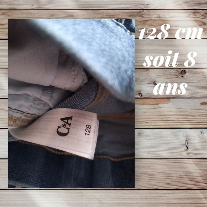 Jegging bleu C&A 8 ans - photo numéro 3