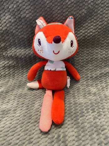 Doudou peluche renard orange Alice Lilliputiens