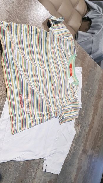 2 tee-shirt manches courtes