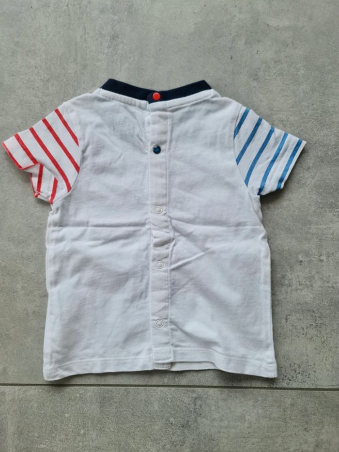 T-shirt manches courtes Mickey 9 mois - photo numéro 2