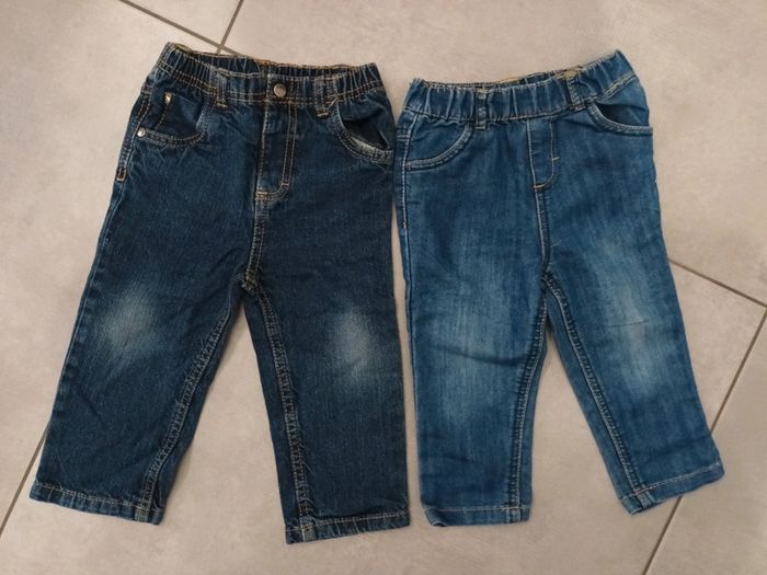 Lot de 2 jeans 18 mois