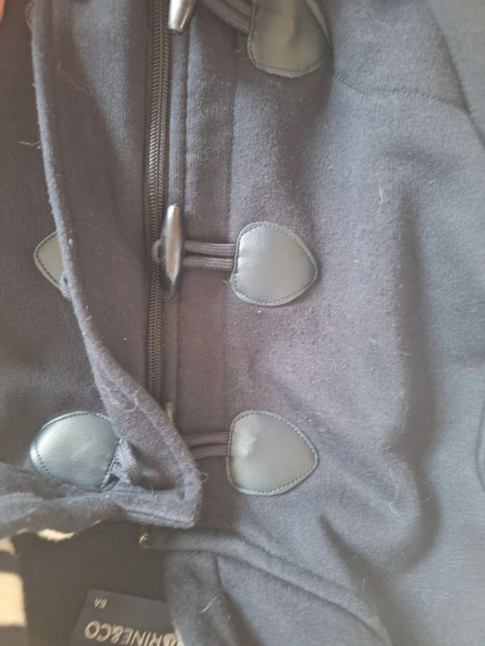 Veste/blouson à capuche garçon 6 ans molleton (style marin) - photo numéro 3