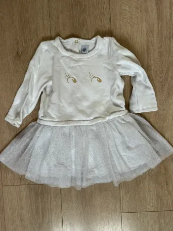 Robe Petit Bateau en molleton pailletée