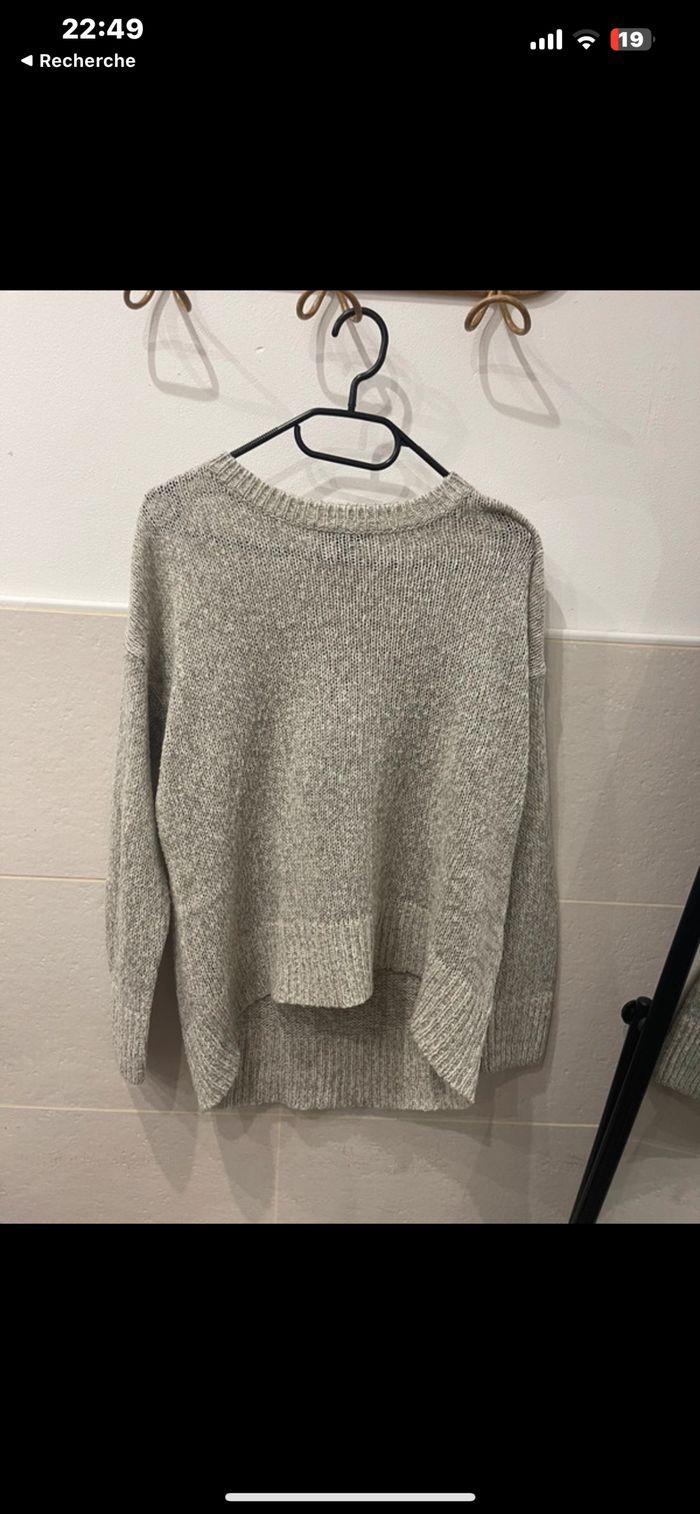 Pull blanc cassé
