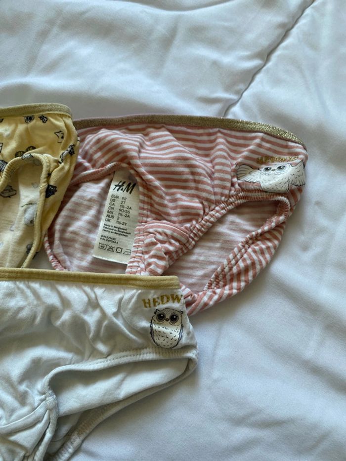 Lot de 4 culottes h&m x Harry potter 18-24 mois - photo numéro 2