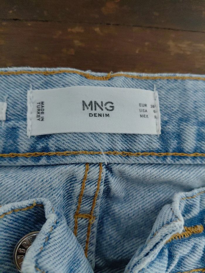 Jean troué coupe droite Mango - photo numéro 3