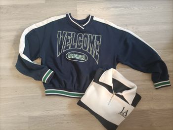 Lot de 2 sweat american school Jennyfer + Taille xs - s