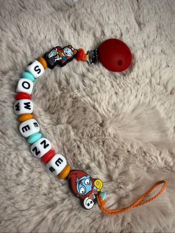 Attache tétine jack skellington