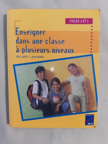 livre de pédagogie - Enseigner dans une classe à plusieurs niveaux - Retz