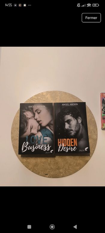 lot de deux livres d'Angel arekin