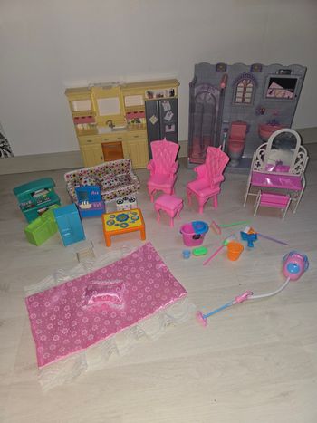 Lots mobilier barbie
