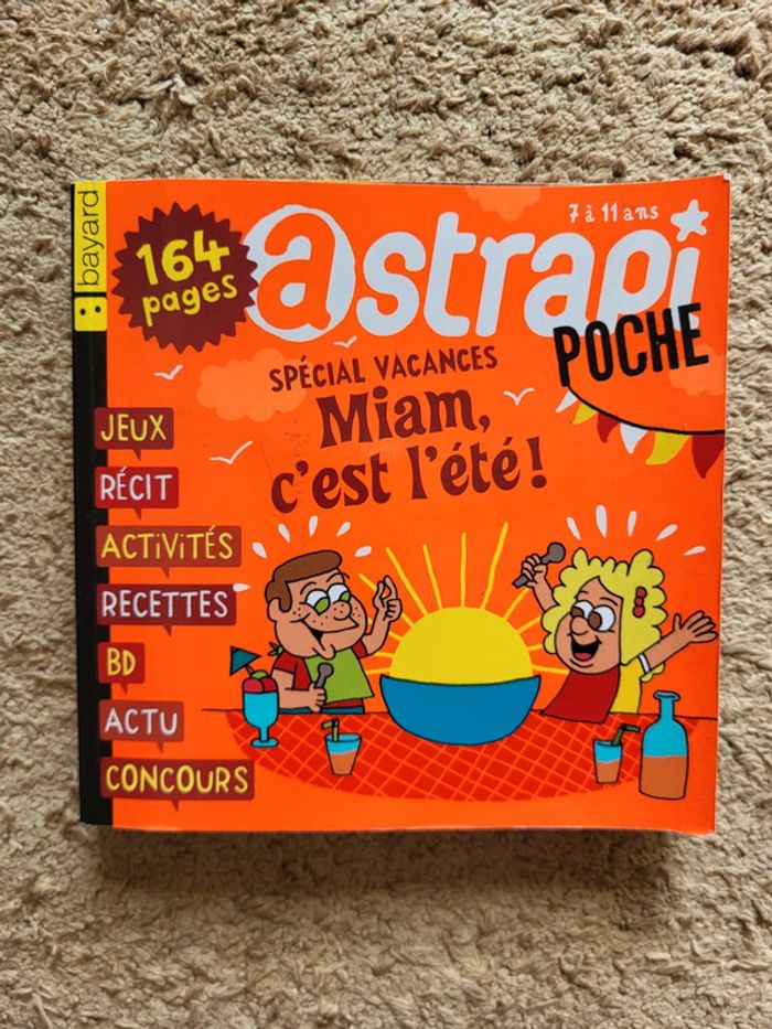 Lot Lot de 3 magazines Astrapi – Spécial vacances d'été - photo numéro 15