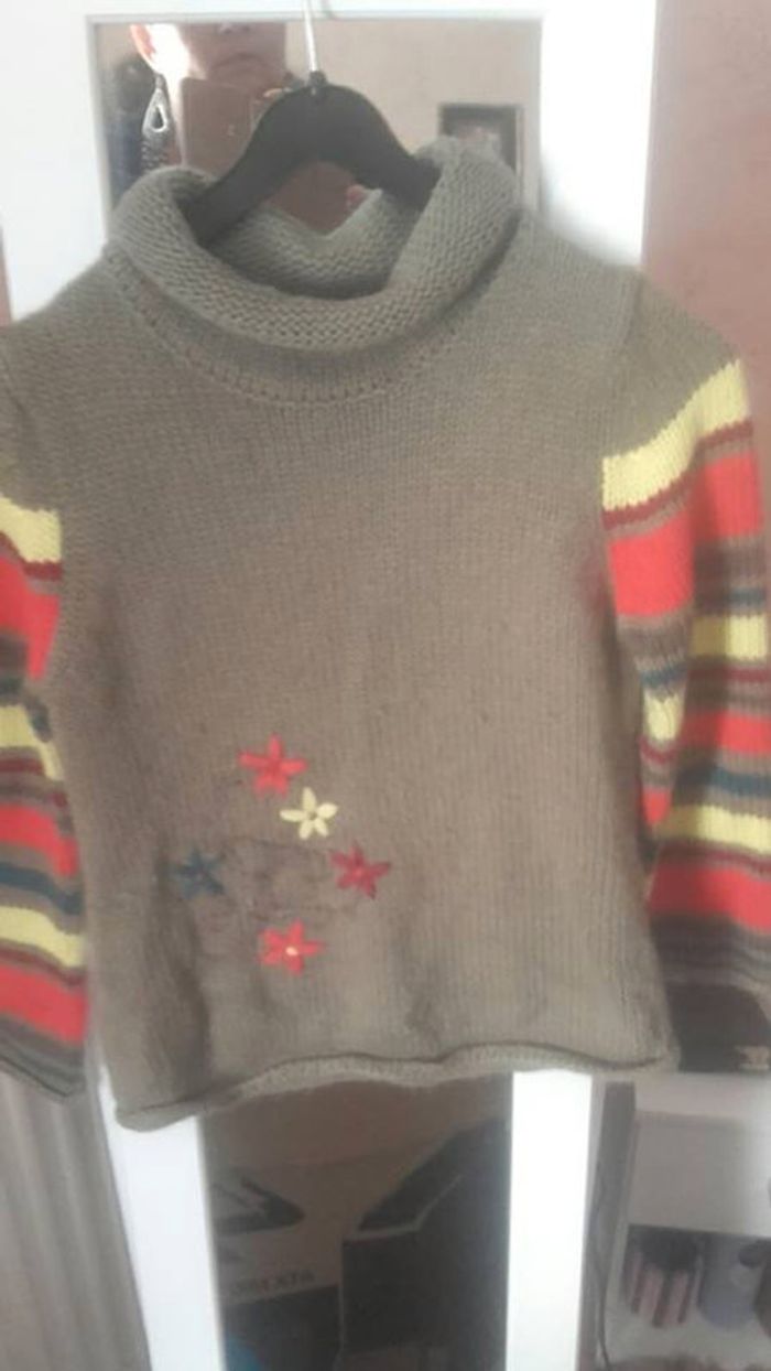 Pull à col roulé