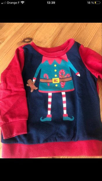 Pull noël lutin