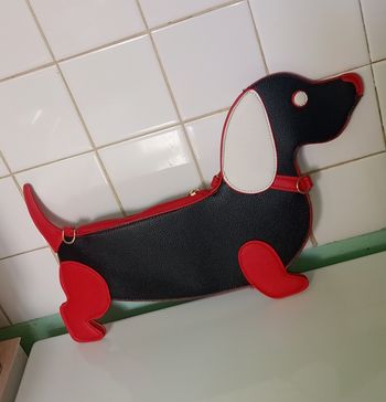 Sac a main chien rouge 