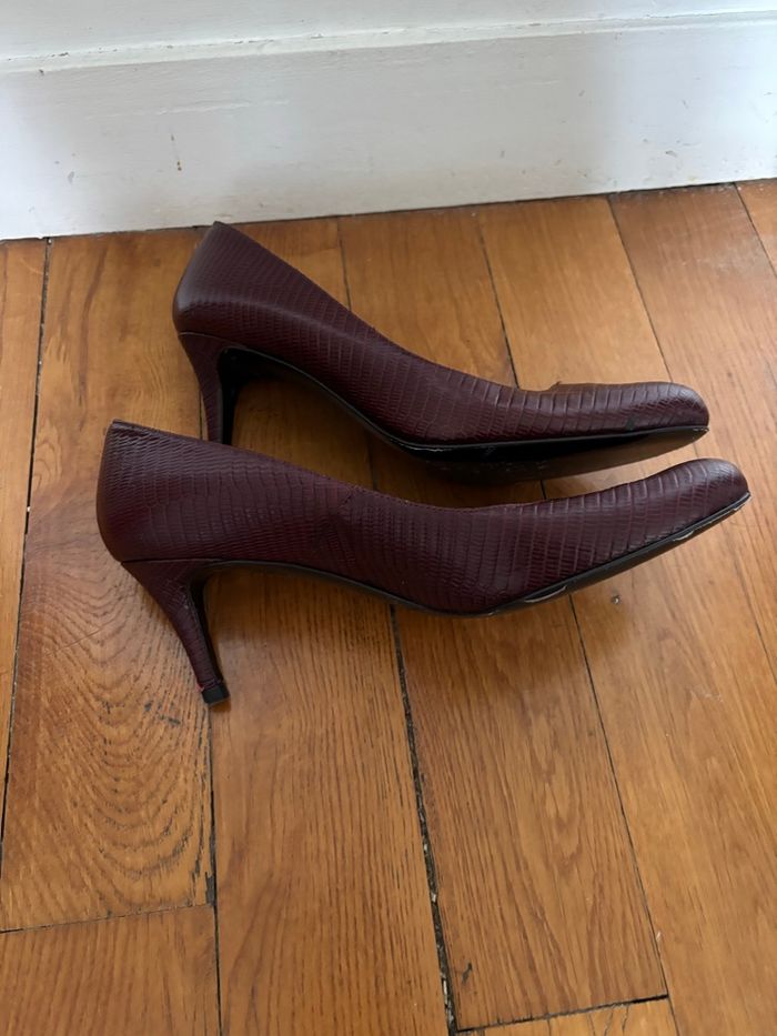 Escarpins bordeaux Minelli 41 - photo numéro 2