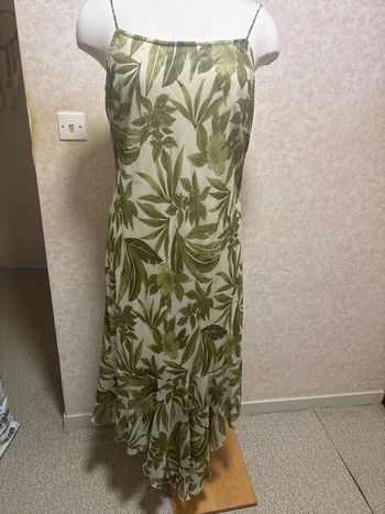 Robe longue fleurie taille 48