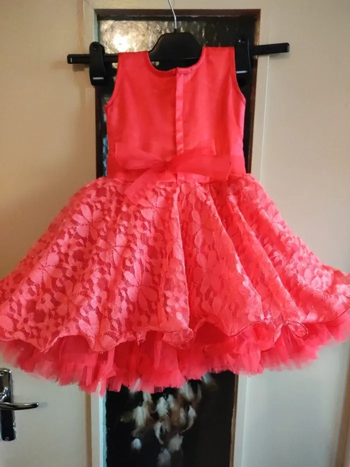 Robe de cérémonie enfant rose 22 mois - photo numéro 4