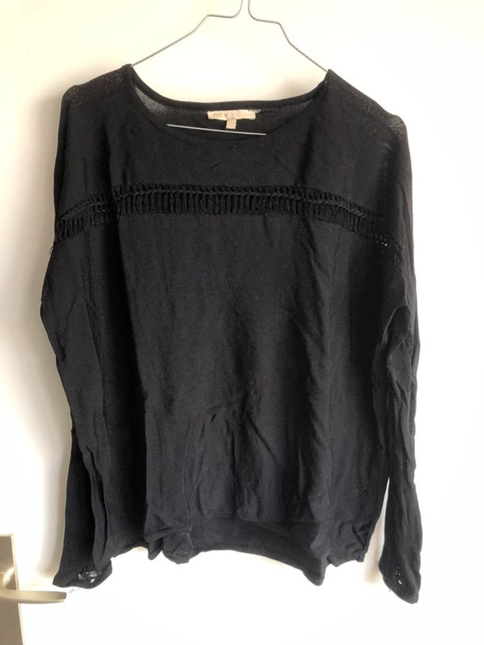 Haut manche longues noir maje