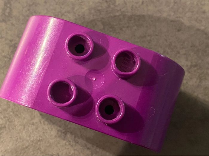 Lego Duplo violet aux extrémités arrondis 6448 - photo numéro 2