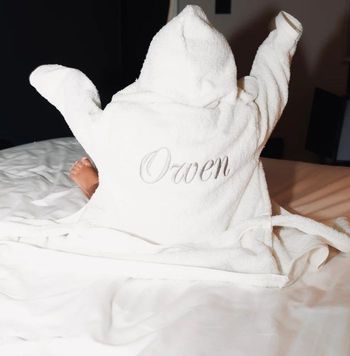 Peignoir bébé personnalisé