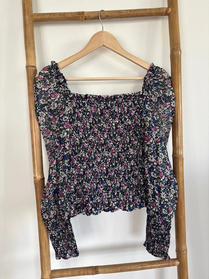 Blouse à fleurs Lulu Castagnette taille 40/L - photo numéro 8