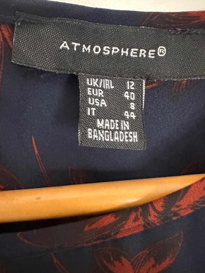 Blouse Atmosphère Taille 40 peu portée - photo numéro 6