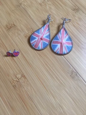 Boucles d’oreilles drapeau Angleterre