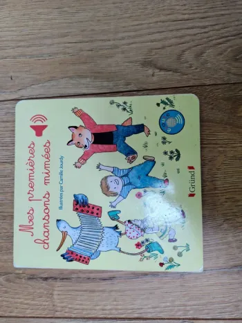 Livre sonore Mes premières chansons mimées
