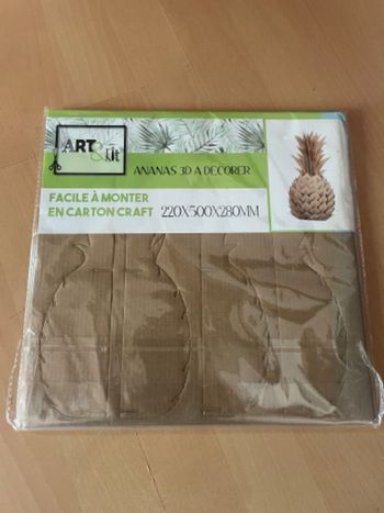Ananas 3D à décorer
