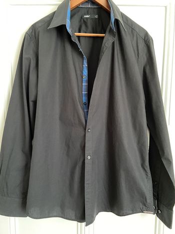 Chemise noire Celio L 41/42 portée 1 fois