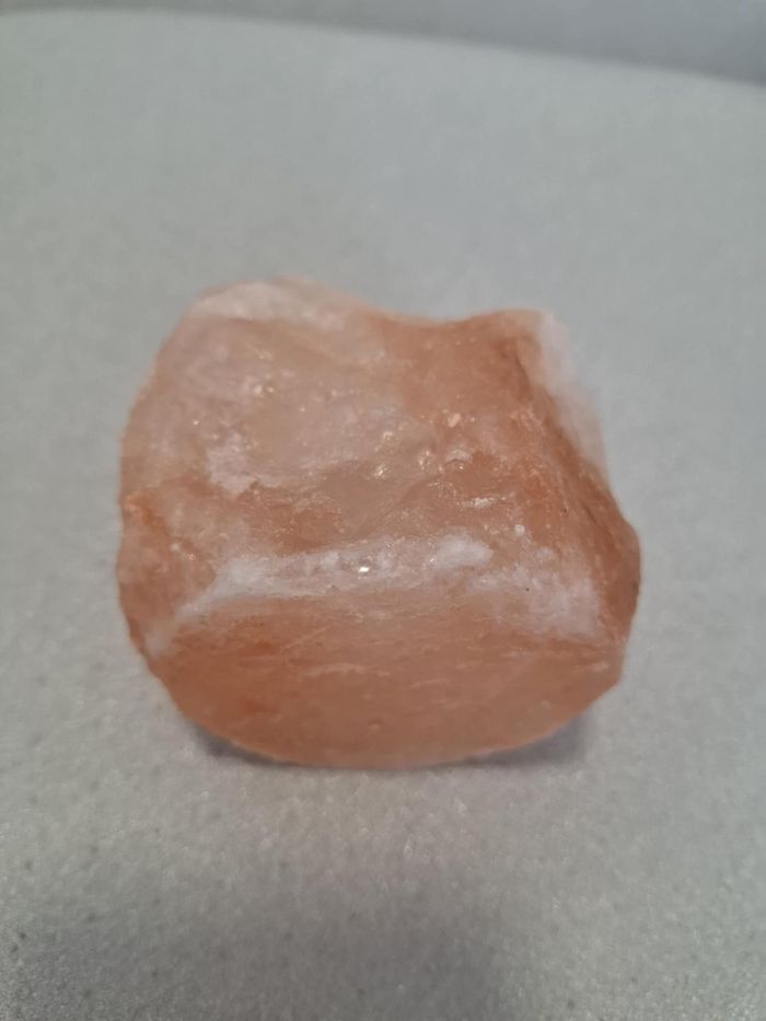 Joli bougeoir photophore véritable quartz rose naturel excellent état + bougies - photo numéro 7