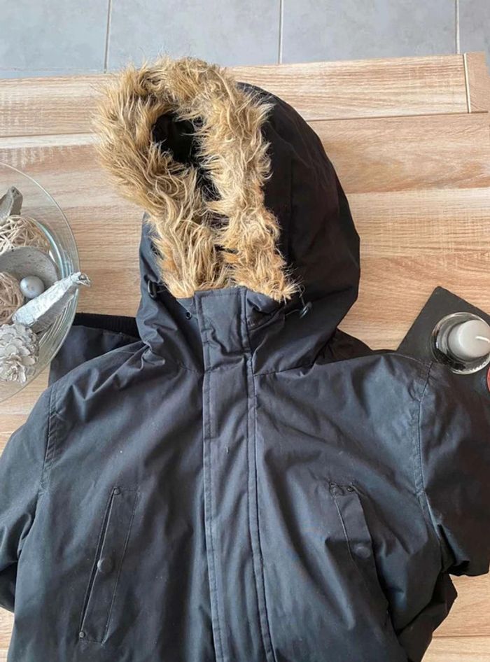 parka avec fausse fourrure camps united noir - photo numéro 4