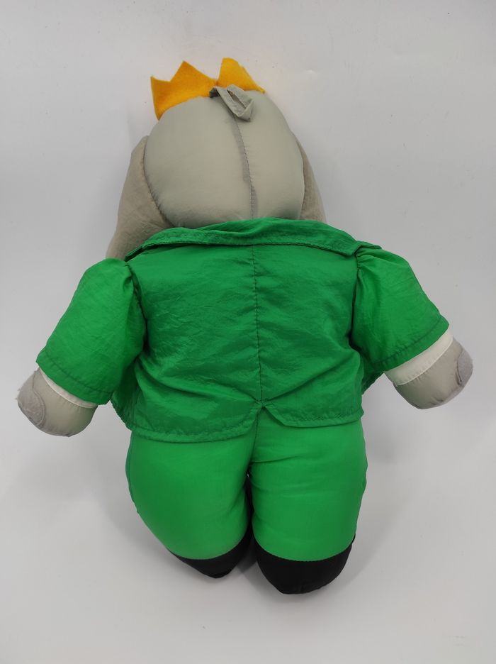 Grande peluche Babar Toile parachute Brunhoff - photo numéro 2
