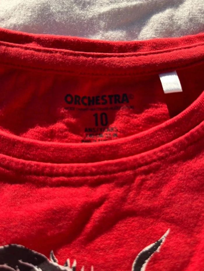 T shirt manches longues orchestra 10 ans - photo numéro 3