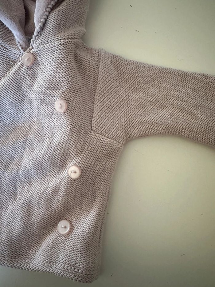 Gilet rose poudré - photo numéro 5
