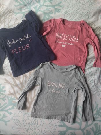 Lot de 3 tee-shirt ml