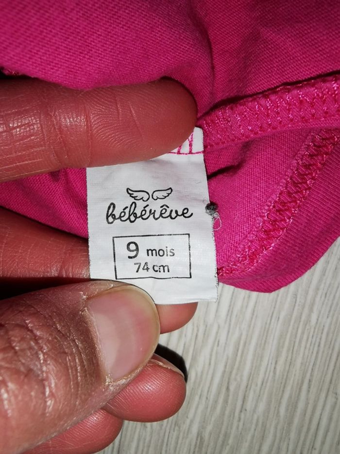 Lot de 2 t shirts ML 9 mois - photo numéro 6