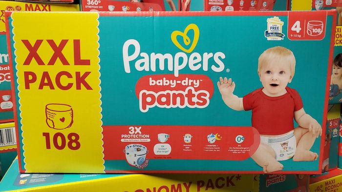 Couches Culottes pampers taille 4, 108 Culottes.